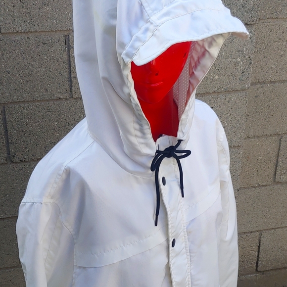 Men's Hooded Windbreaker, Forever21, White in Large - Picture 4 of 15